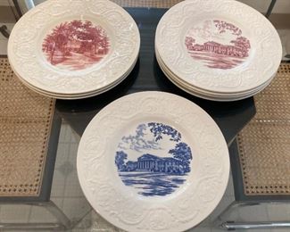 Wedgwood Guilford College plate collection