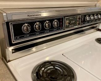 Vintage Kenmore range, oven with griddle