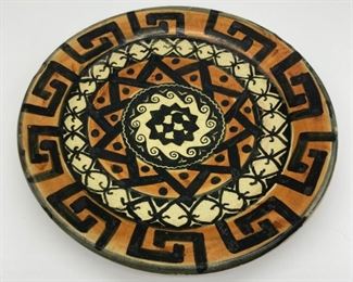 C Leite Acores pottery plate