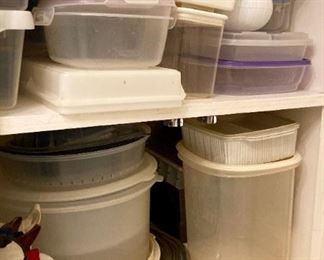 Assorted food storage