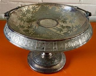 Silver plate serving piece