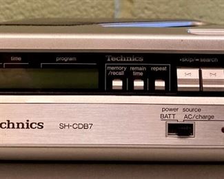 Vintage Technics portable CD player