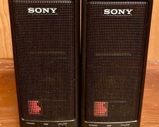 Set of Sony SRS-55 speakers