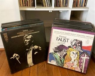 Vintage Faust album, vintage Mahler album (Bernstein & NY Philharmonic)