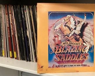Vintage Blazing Saddles laserdisc