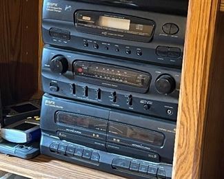 CD radio and Tape player