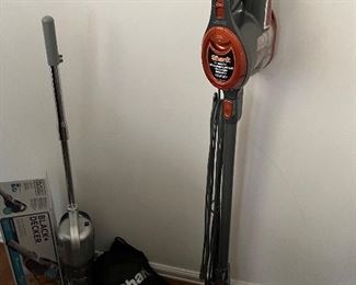 Vacuums and cleaning supplies 