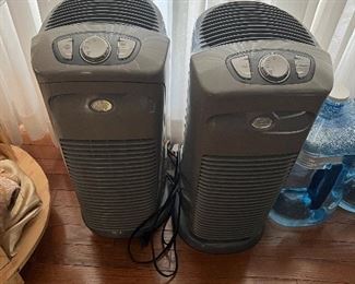 Fans, air cleaners