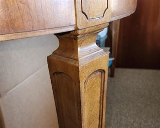Leg detail of dining table