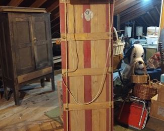 Vintage Toboggan Sled