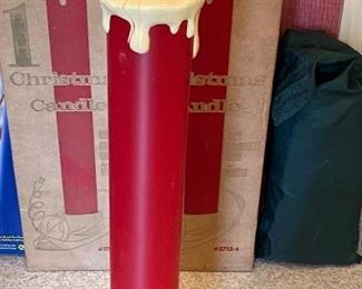 Vintage Christmas Candle