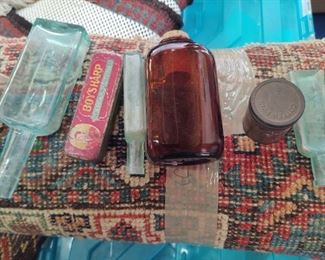 Lots of Old Vintage Bottles