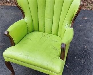 Lime Green Vintage Chair