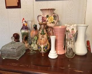 Vases of different styles
