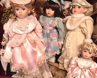 These dolls are so pretty.