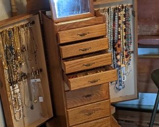 Vintage  and new costume jewelry 