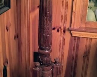 Very unusual/ornate plant-art stand 