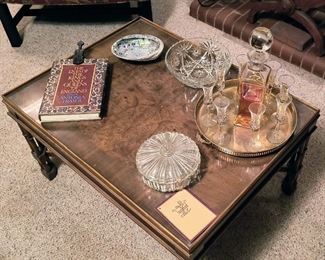 Top of Baker coffee table 