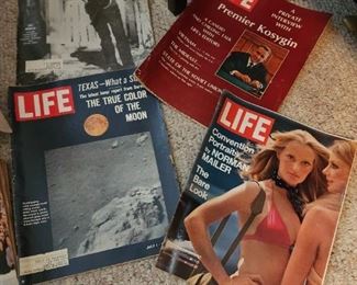 Vintage Life magazines 