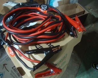 New, unused jumper cables