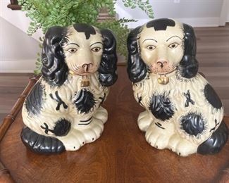 Staffordshire Dogs, a Pair