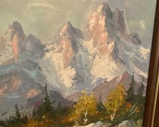 Alpine painting