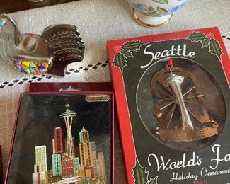 Bartell's Seattle Christmas ornaments