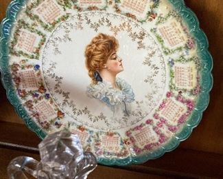 calendar 'beauty' plate