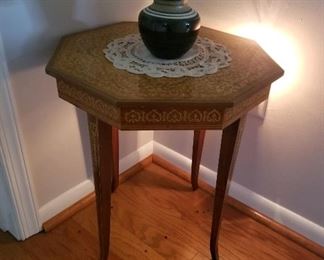 Inlaid parlor table