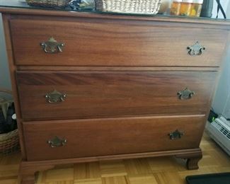 Walnut 3 drawer chest