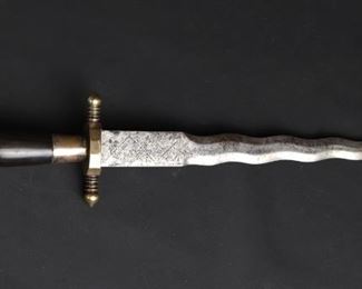 Commemorative Flambard Plug Bayonet, 18th-19th C.