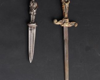 Two Figural Knives