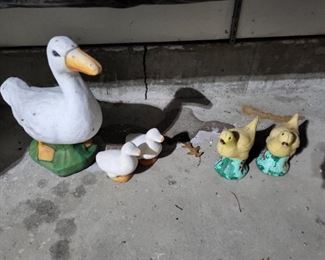 concrete ducks & chicks