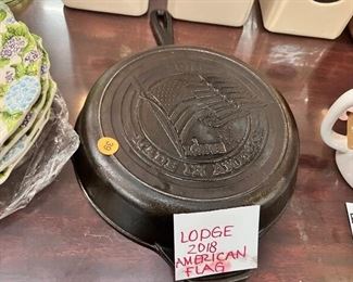 Lodge American flag skillet