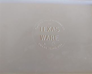 Texas Ware set of 3 platters