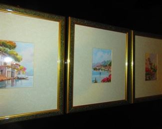Group of Landscape Watercolors, Susan Blackwood