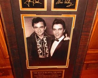 Elvis and Johnny Cash Memorabilia