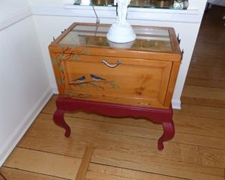 Small painted trim chest