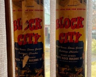 Vintage block city build set