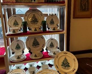 Set of liberty Hall, ironstone Christmas, China