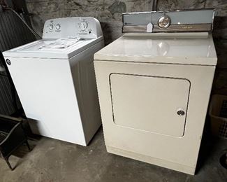 Washer and electric dryer