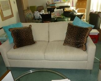Contemporary Sofa with chrome legs from Decor