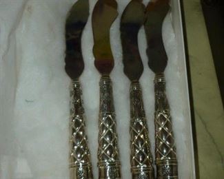 Sterling handled decorative knives