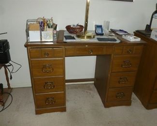 One of 2 desks