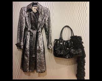 Burberry Trench coat & Burberry patent leather bag