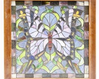 Butterfly Stained Glass Window by Meyda Tiffany
