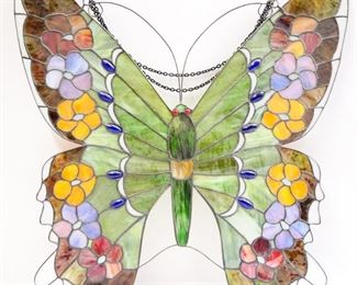 Large Stained Glass Butterfly
