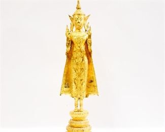 Large Standing Rattanakosin Buddha Statue
