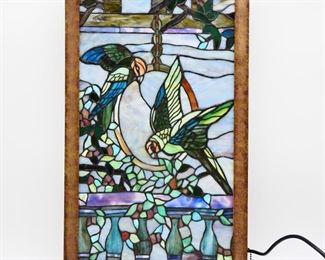 Stained Glass Electric Lightbox Wall Display
