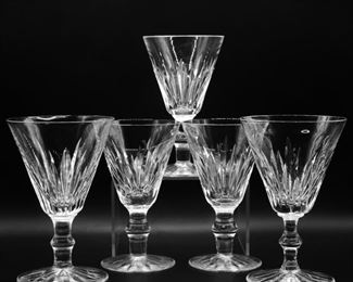 Vintage Waterford Crystal "Eileen" Stemmed Glasses (Set of 5)
